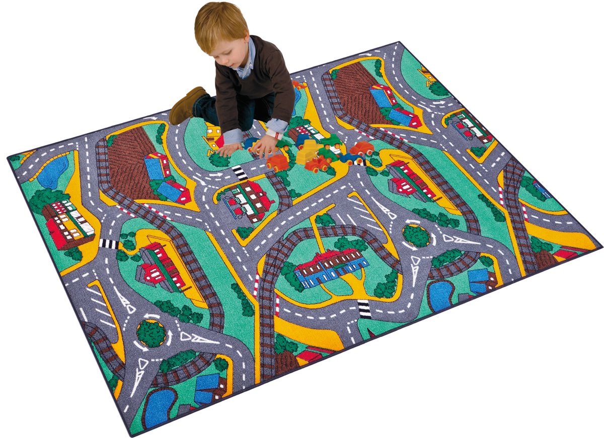 Stratenplan Verkeerskleed 95 x 133 cm