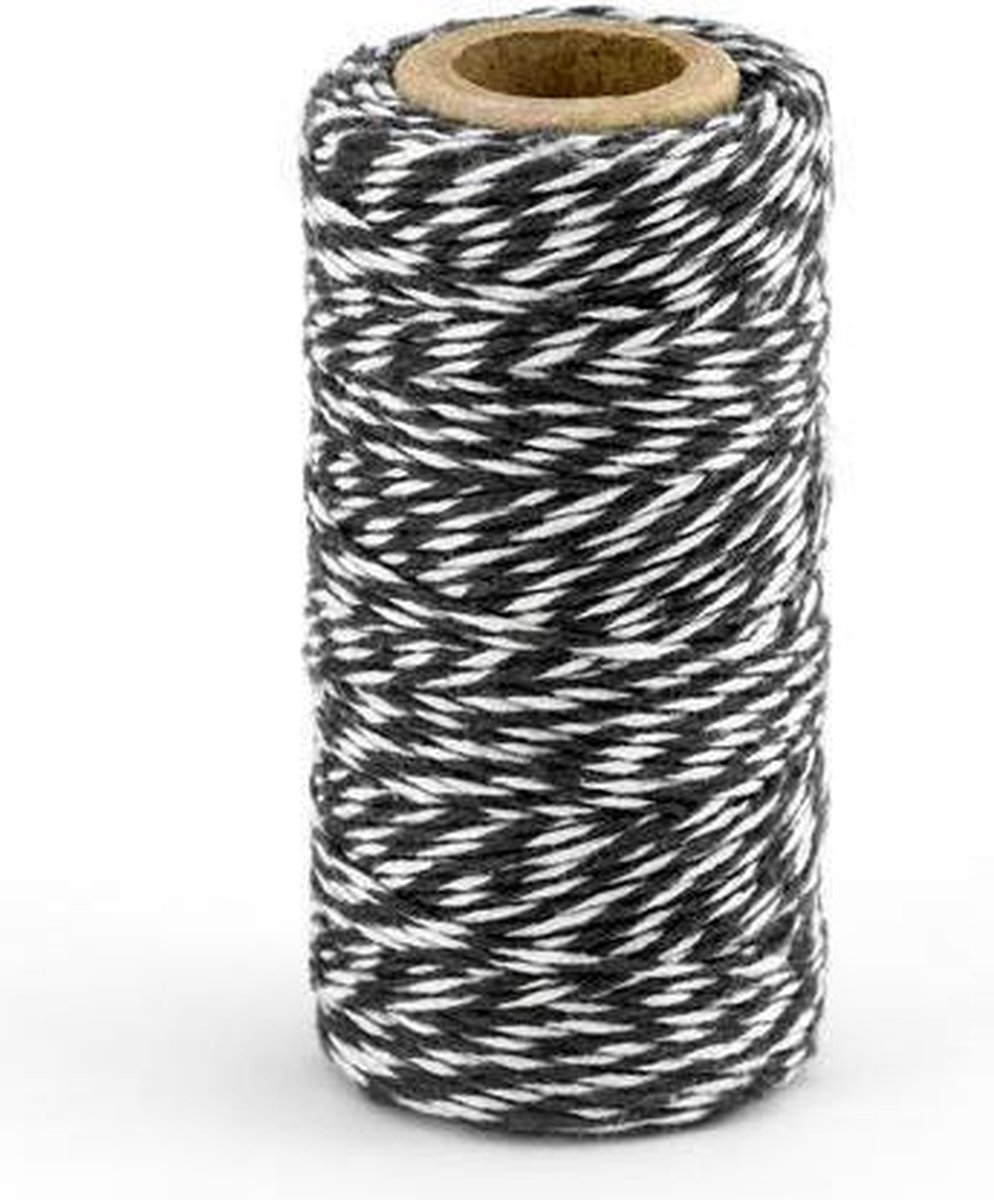 Bakers twine Zwart (50 meter)