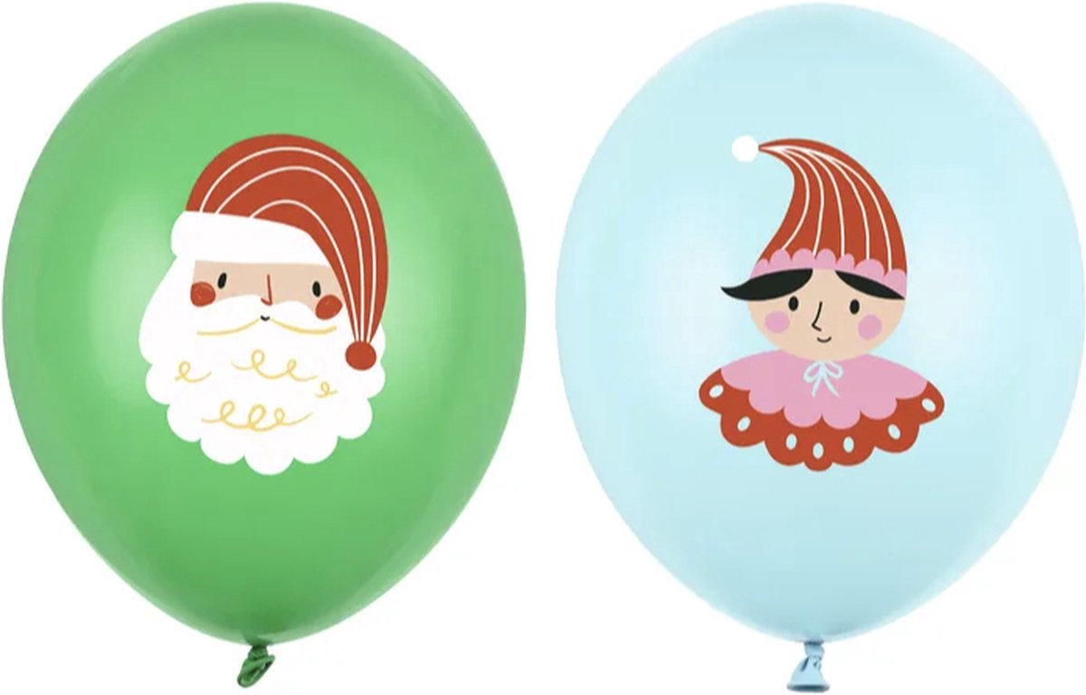 Kerst Ballonnen Candyland mix - 50 stuks