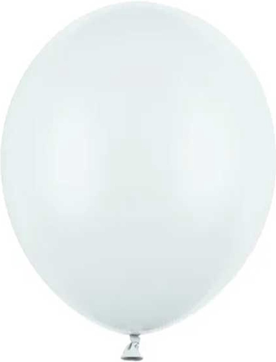 Partydeco - Ballonnen latex - Misty Blue 23 cm (100 stuks)