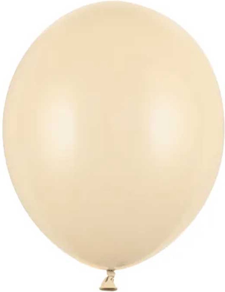 Partydeco - Ballonnen latex - ivoor 12 cm (100 stuks)