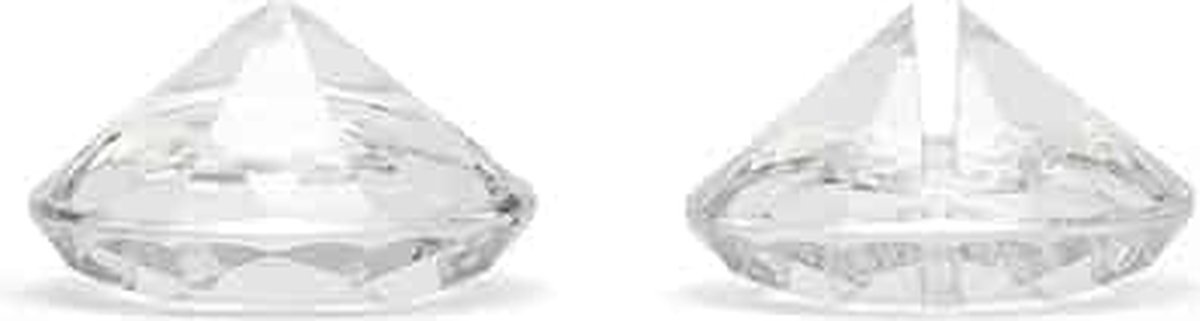 Partydeco - Tafeldiamant clear (10 stuks)