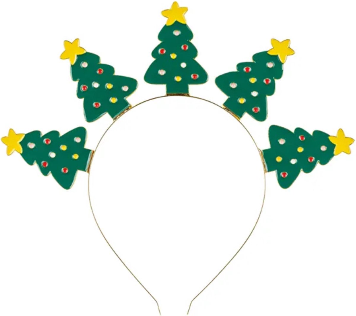 Partydeco - Tiara Kerstboom - 23 cm x 20 cm