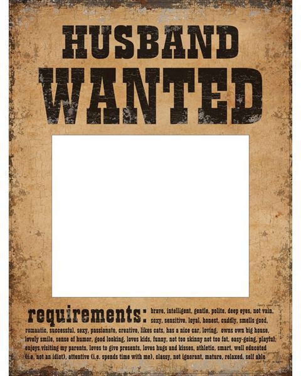 Partydeco - Wedding props wife husband wanted