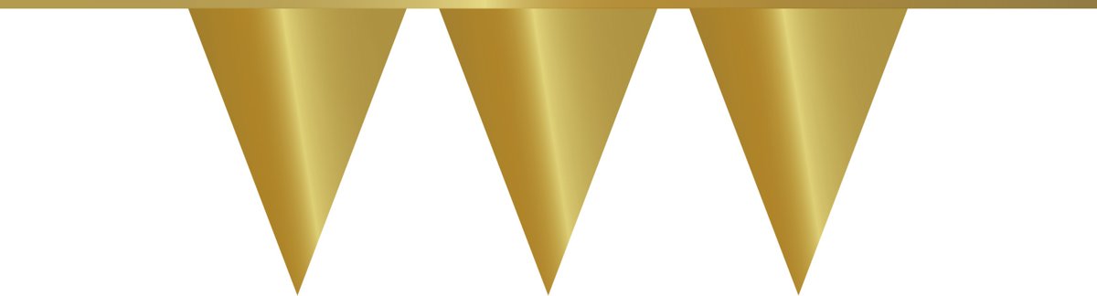 5x Vlaggenlijn Metallic Goud (10M)