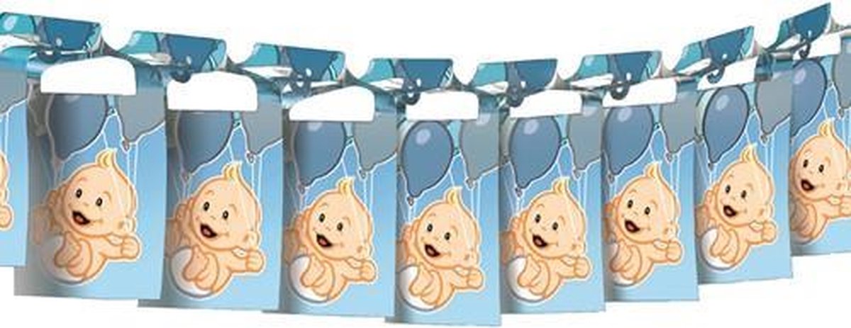 Geboorte Jongen Papieren Slinger 4 meter