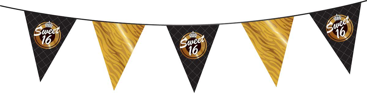 Vlaggenlijn pe Sweet Sixteen