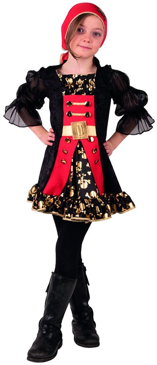 Verkleedjurkje Piraten Meisje Eliza Maat 140