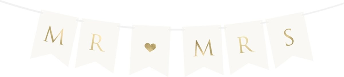 Banner Mr & Mrs Bruiloftslinger