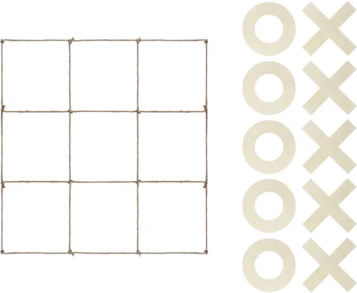 Tic Tact Toe spel - 120 x 112 cm