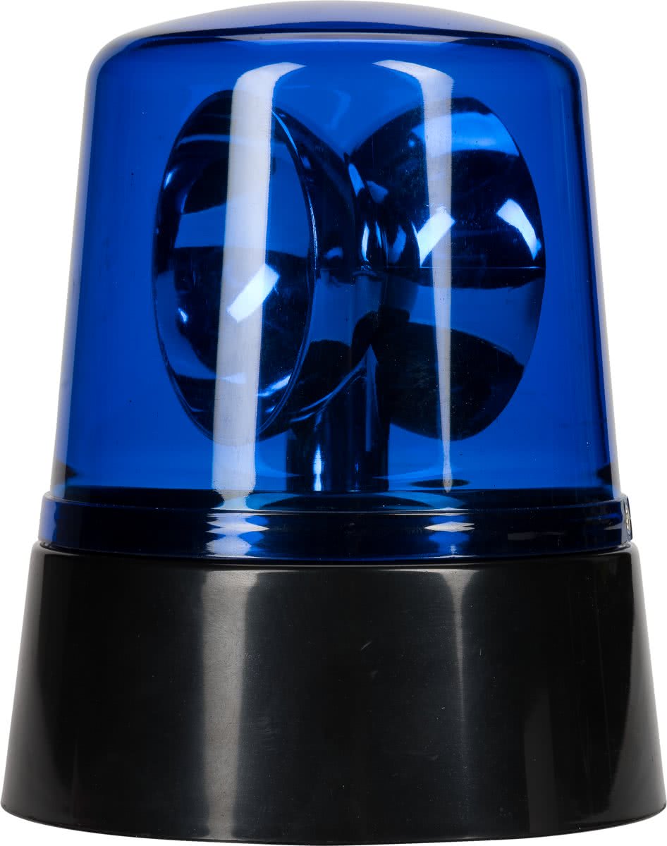 Disco Politie Lamp - Blauw