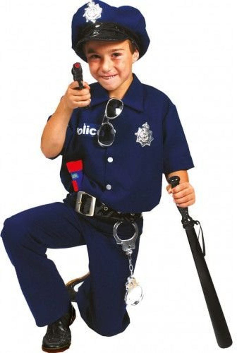 PartyXplosion - Kostuum - Politie - 2dlg. - mt.140
