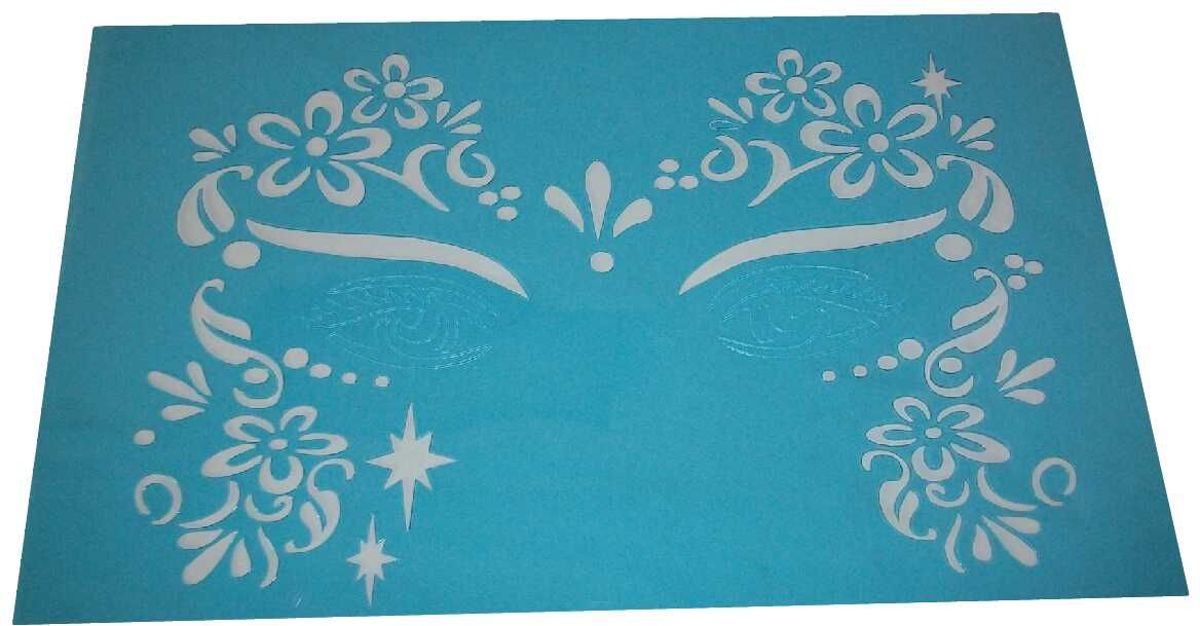 pxp aqua face & body paint template