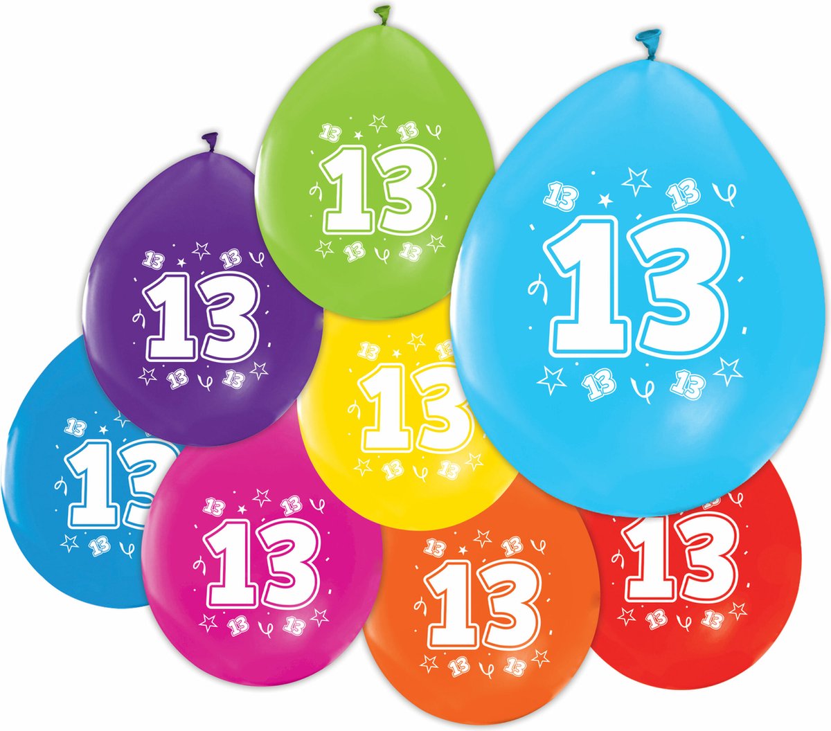 Ballonnen 13 jaar verjaardag
