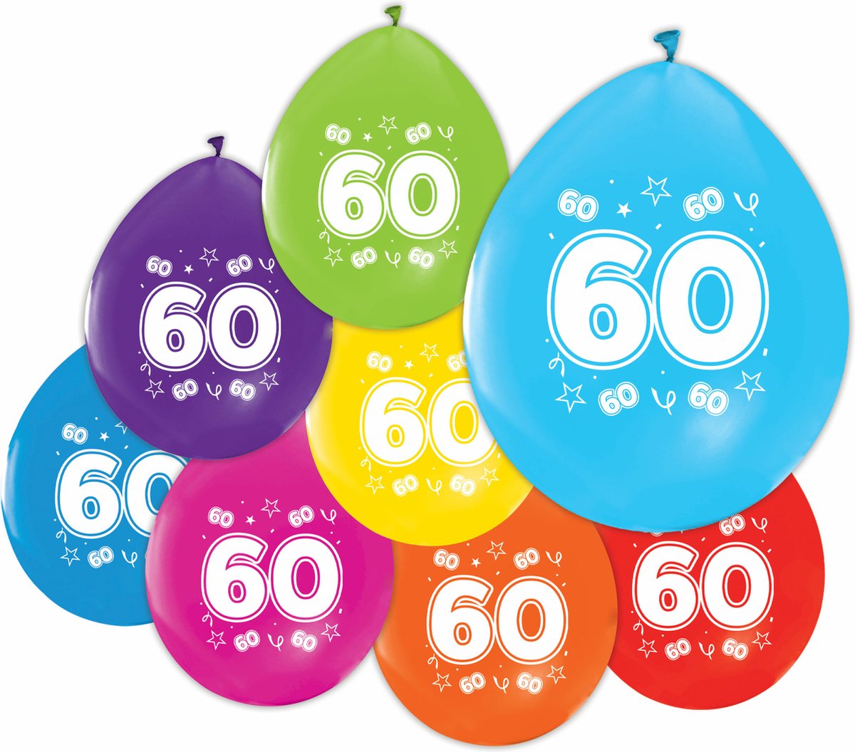 Ballonnen 60 jaar verjaardag