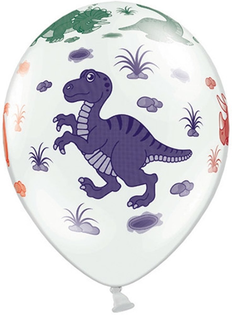 Ballon dino (6 stuks)