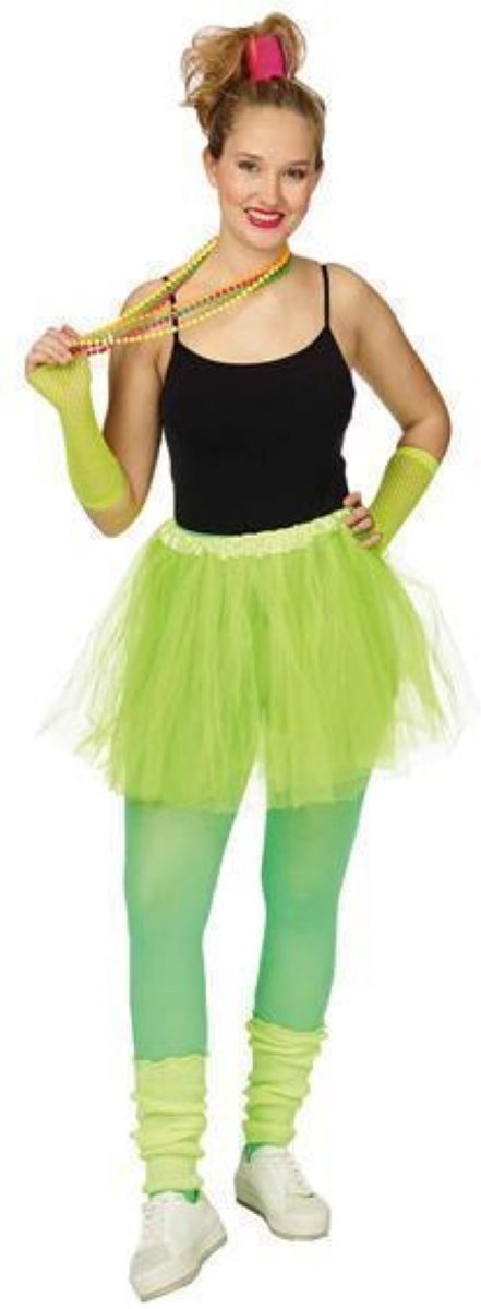 Partyline Neon gele Tutu 4 delige set