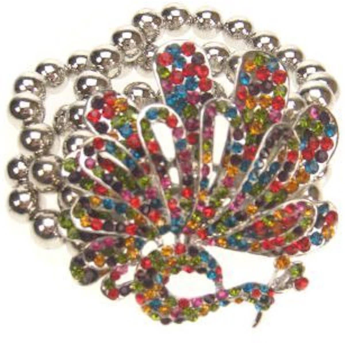 Armband luxe pauwhaan multie