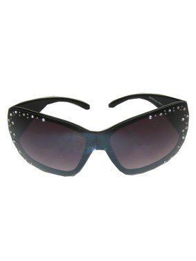 Bril zwart met strass