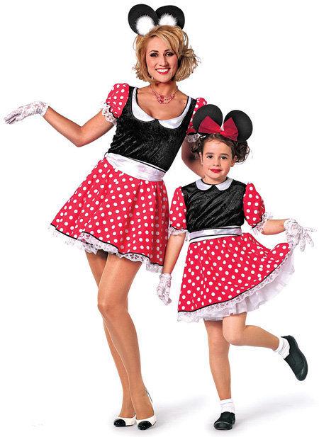 Carnavalskleding Minnie mouse meisje modern muis Maat 152