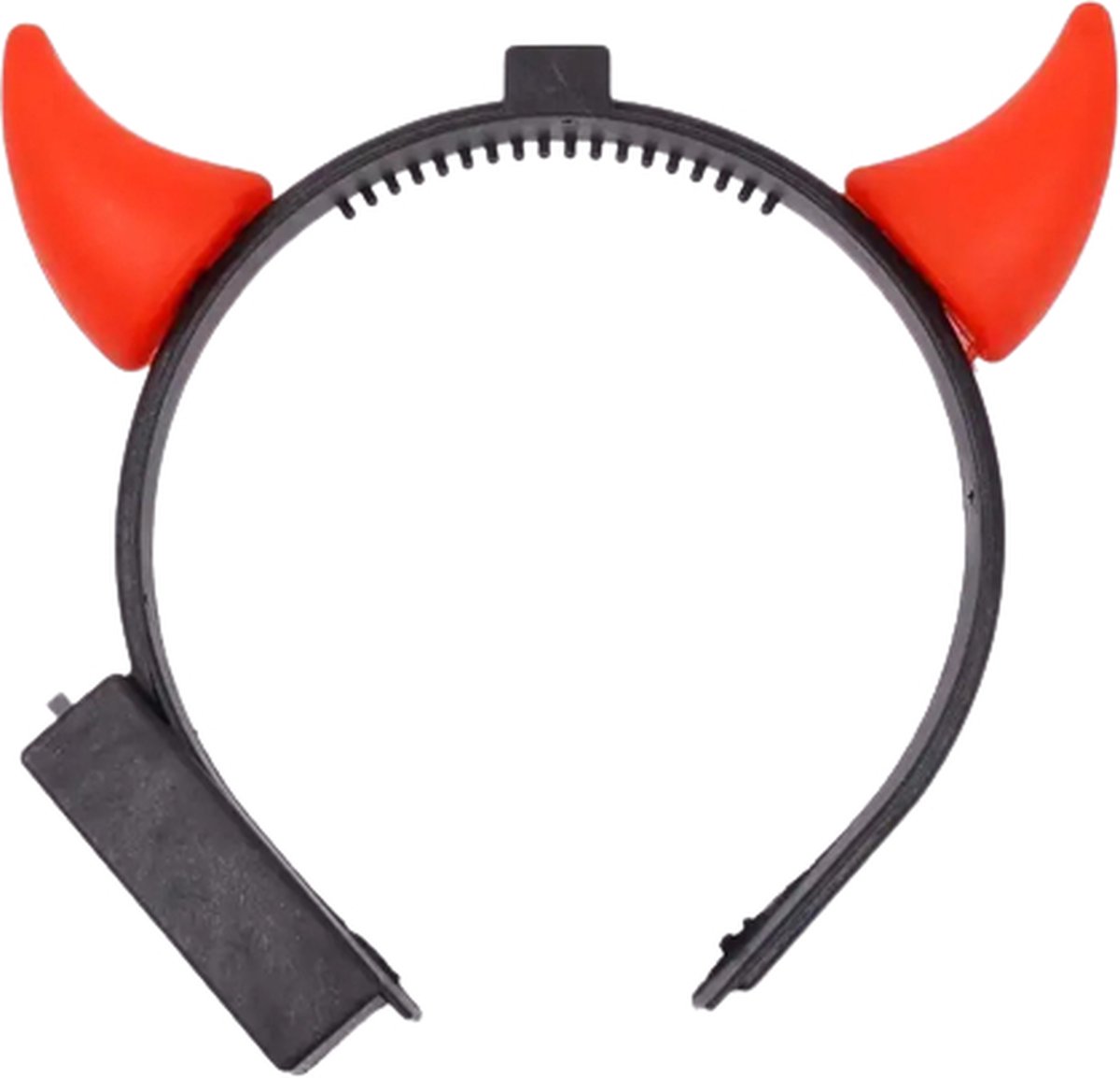 Duivel hoorntjes - Accessoires - Oortjes - Diadeem - Carnaval accessoires - Halloween - Met LED verlichting