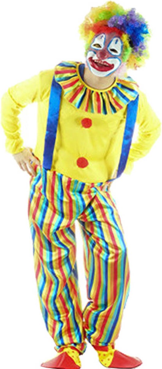 Kostuum Heren - Clown - Clownspak - Maat L
