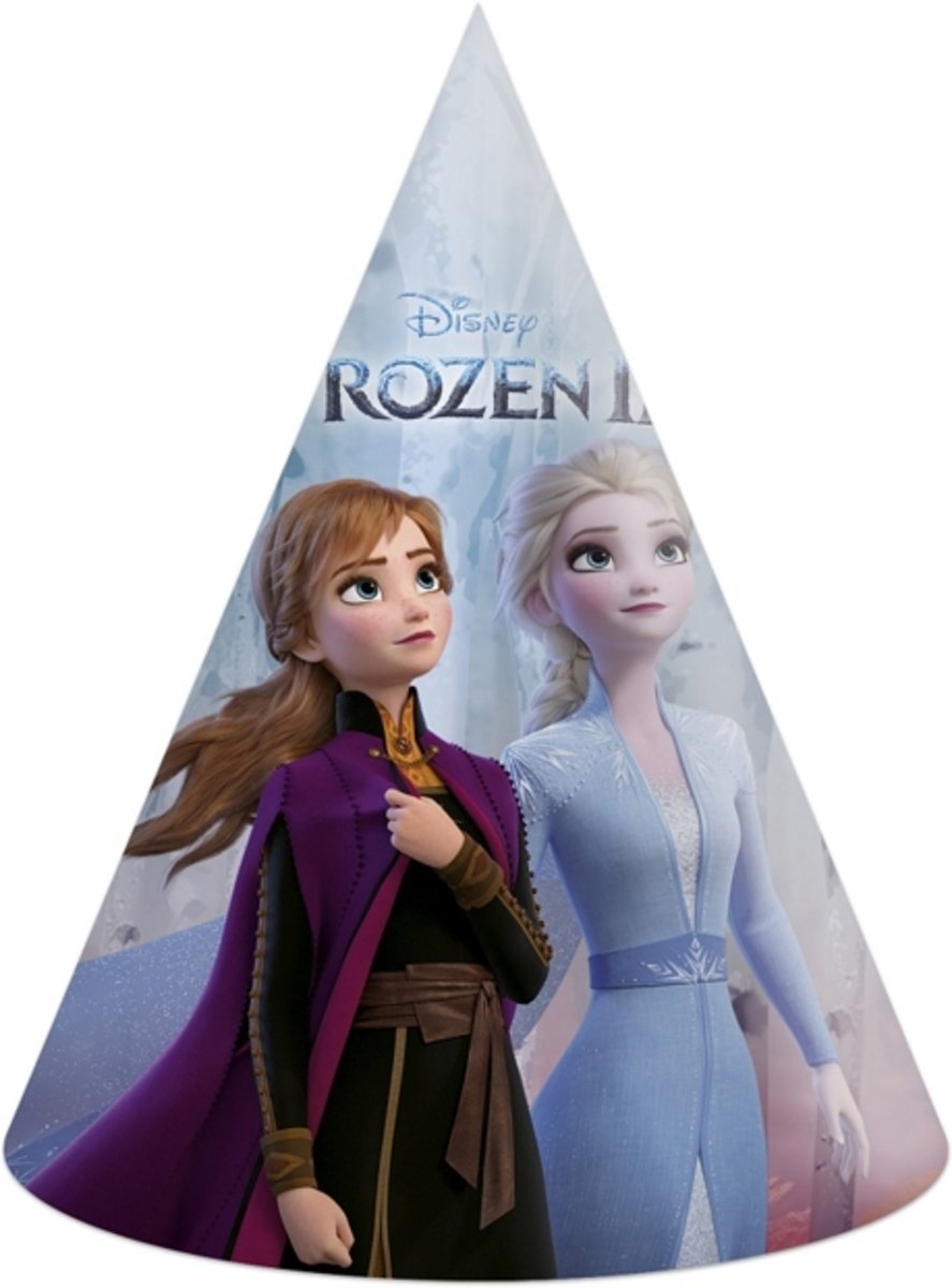 Frozen 2 Feesthoedjes 16cm 6 stuks