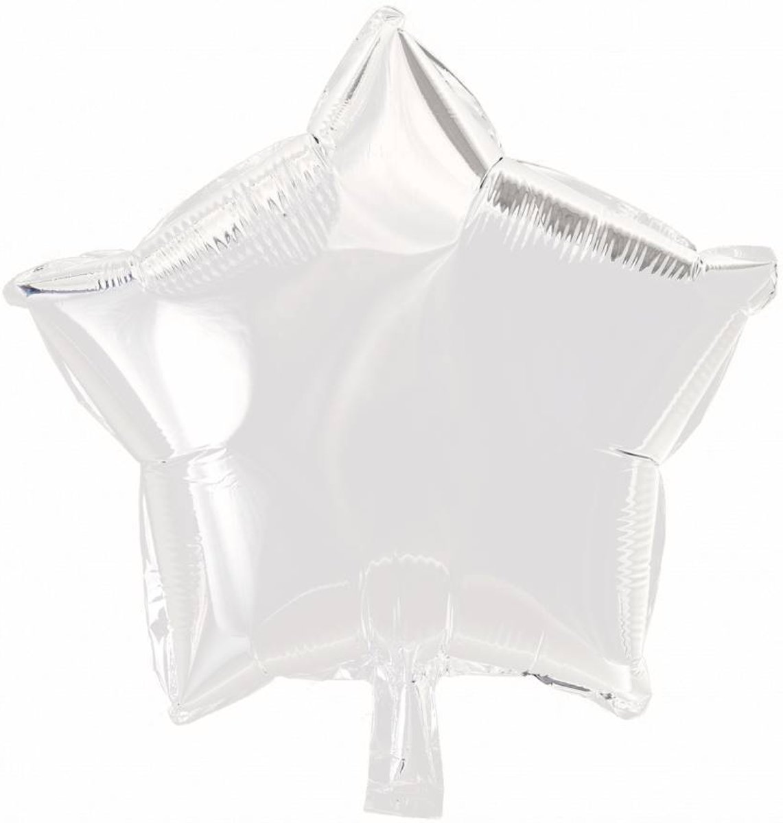 Helium Ballon Ster Wit 46cm leeg