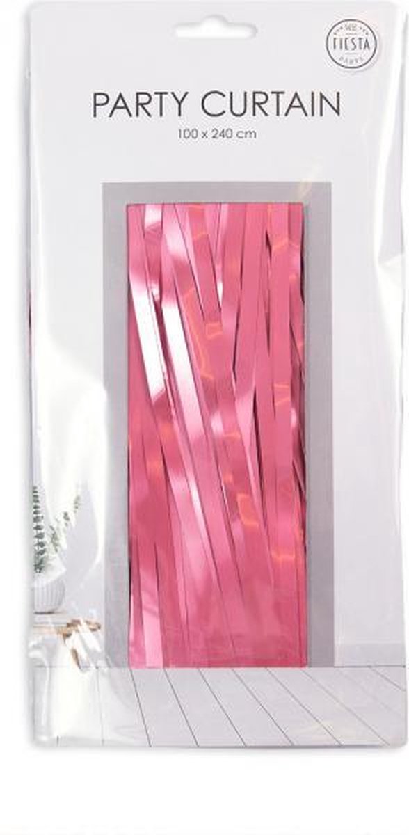 Lichtroze Deurgordijn Folie 2,4x1 meter
