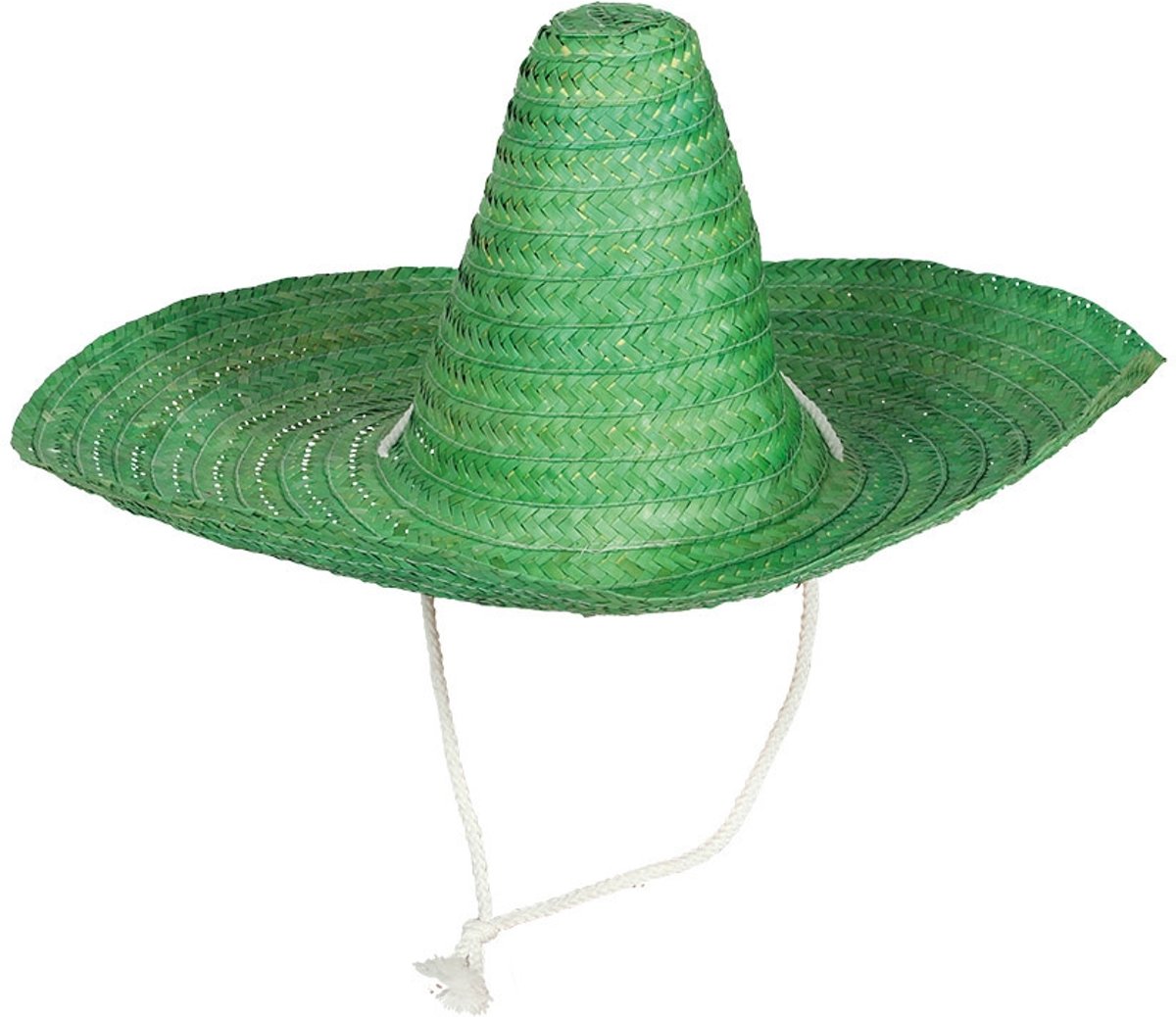 Sombrero Groen Stro 50cm