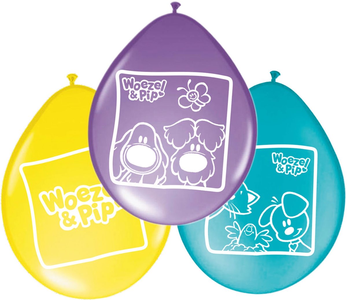 Woezel & Pip Ballonnen, 8st.