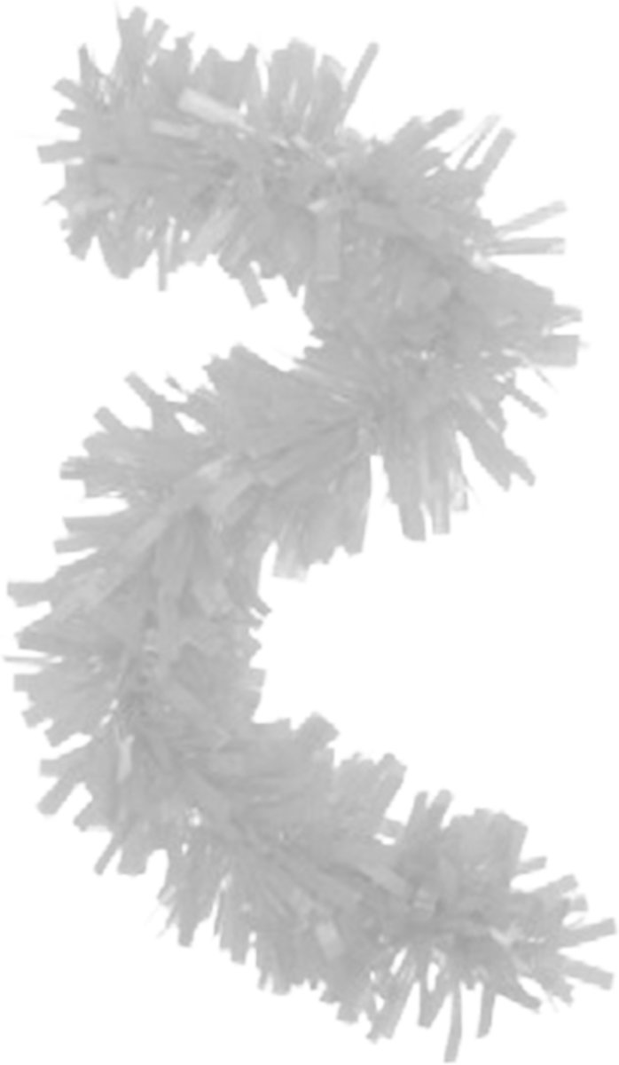 PVC slinger/guirlande wit (6mtr) brandvertragend