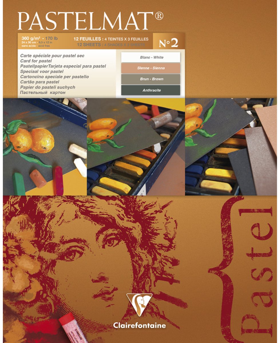 Clairefontaine Pastelmat Nr 2 24 x 30 cm