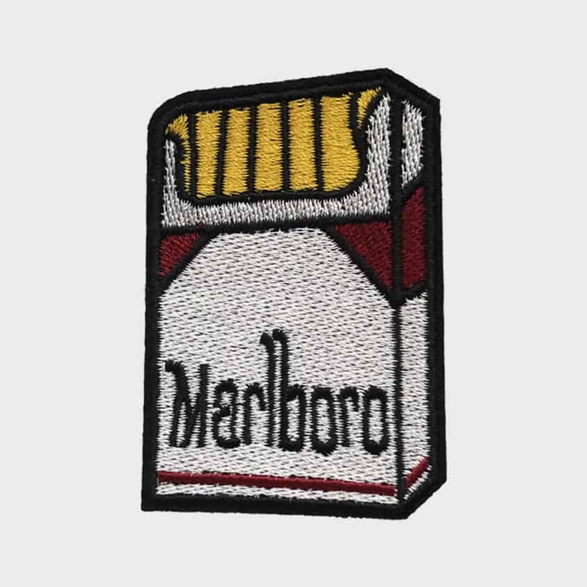 Patchy® – Marlboro Sigaretten Strijkpatch - Strijkapplicatie - Strijkembleem - Badge - Patches