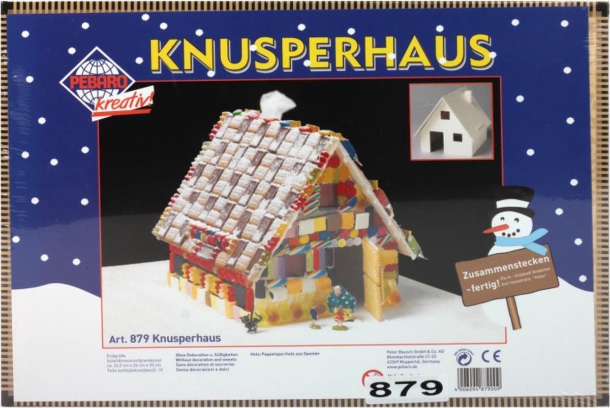 Pebaro Houten Bouwset Kerst Huisje