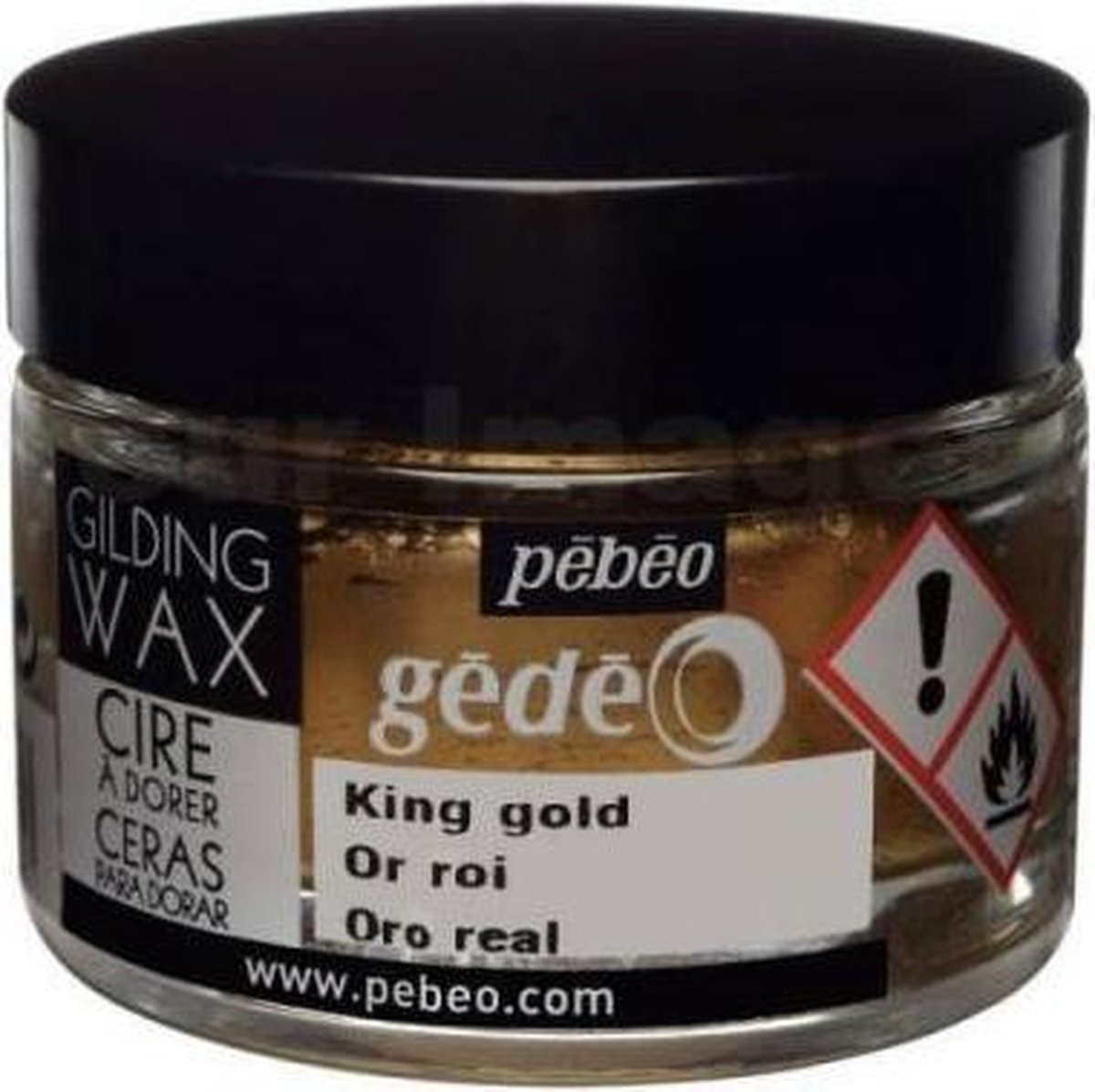 Pebeo Gilding wax king goud
