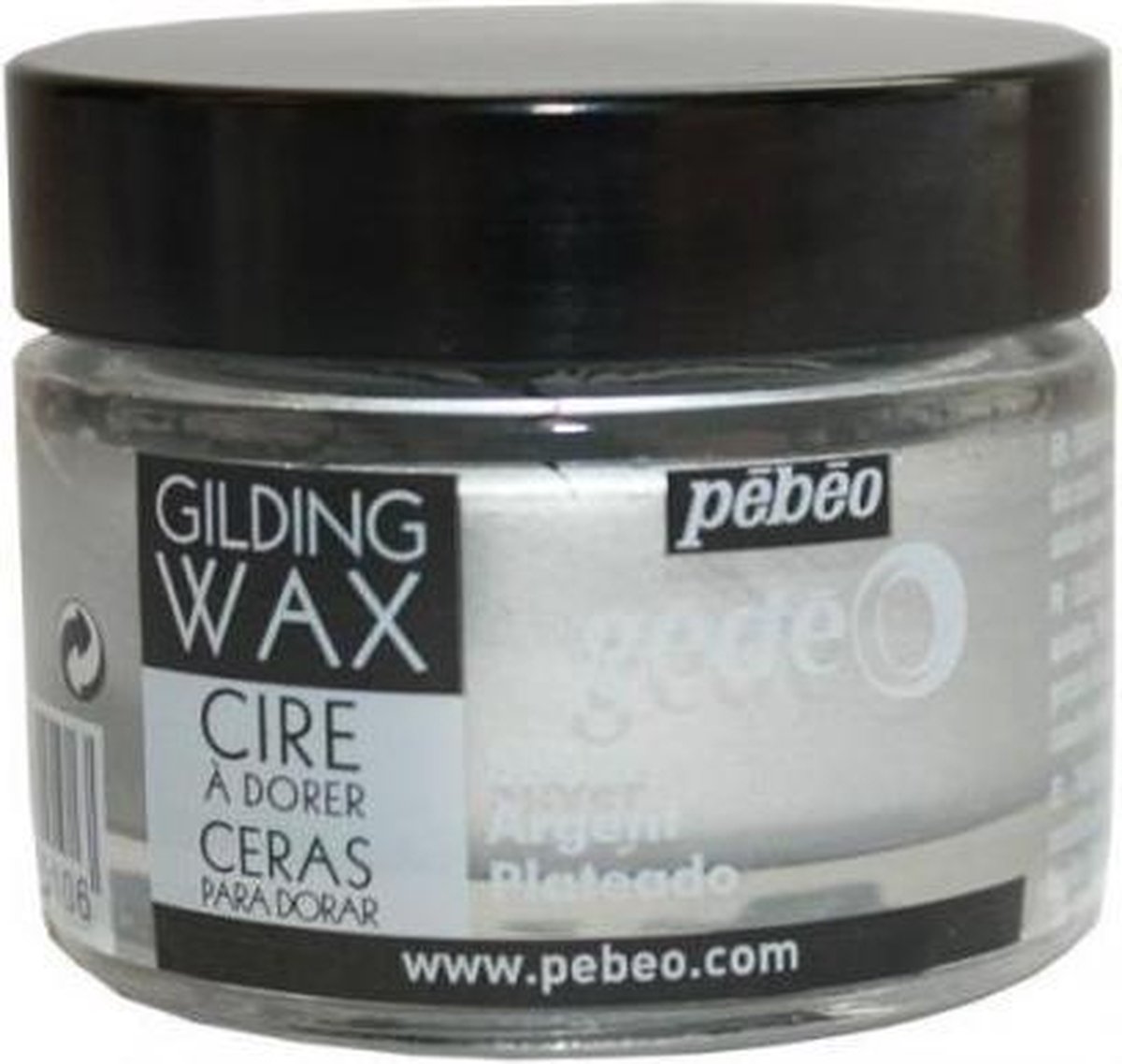 Pebeo Gilding wax zilver