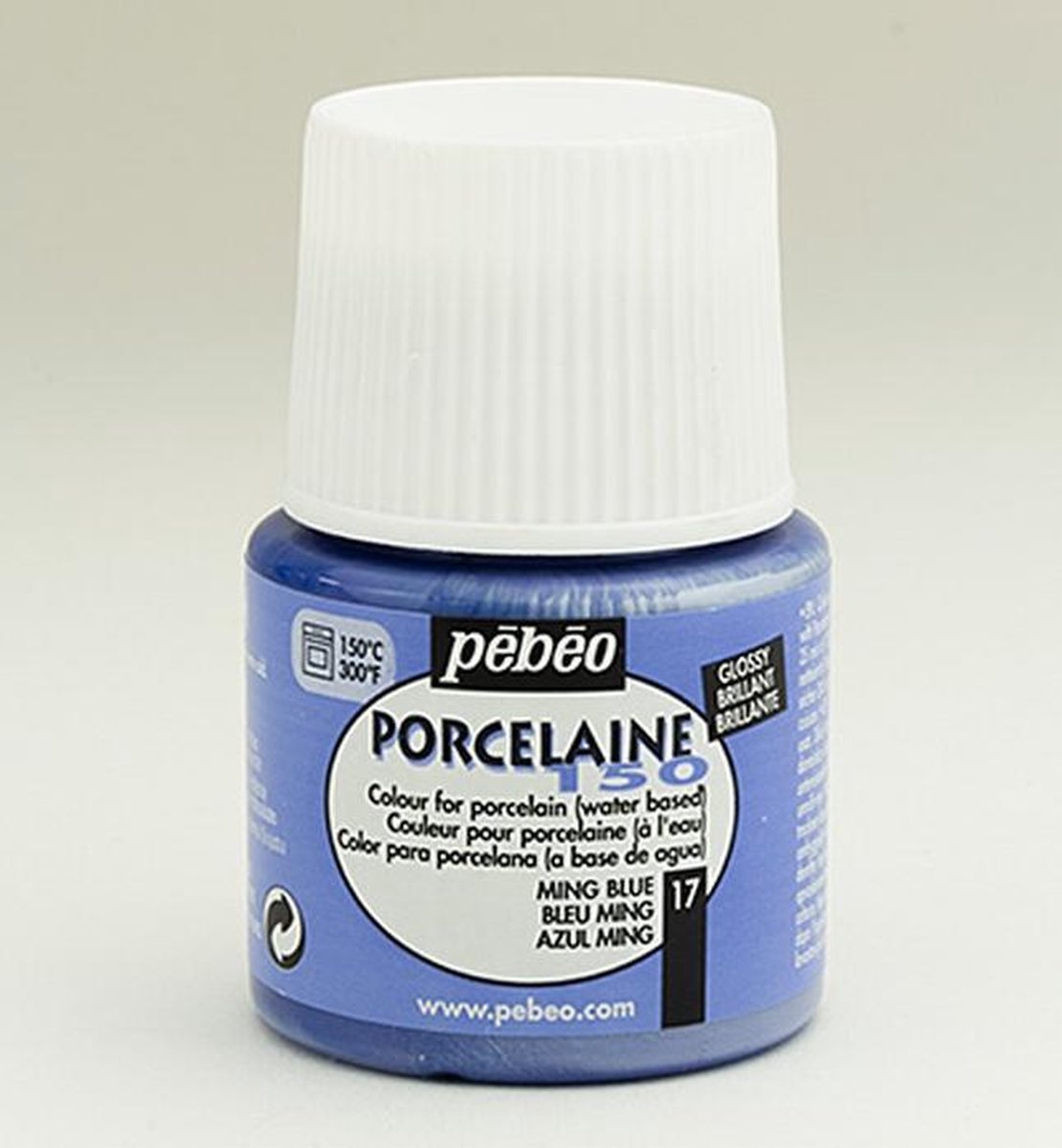 Porseleinverf - 17 Ming Blue - Pebeo - 45ml