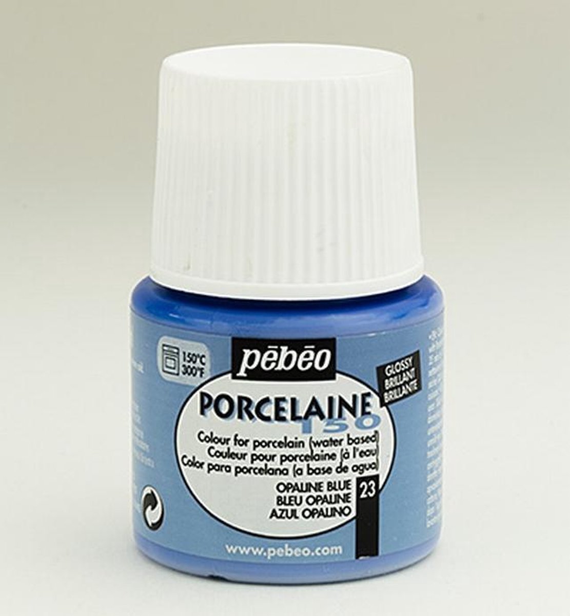 Porseleinverf - 23 Opaline Blue - Pebeo - 45ml