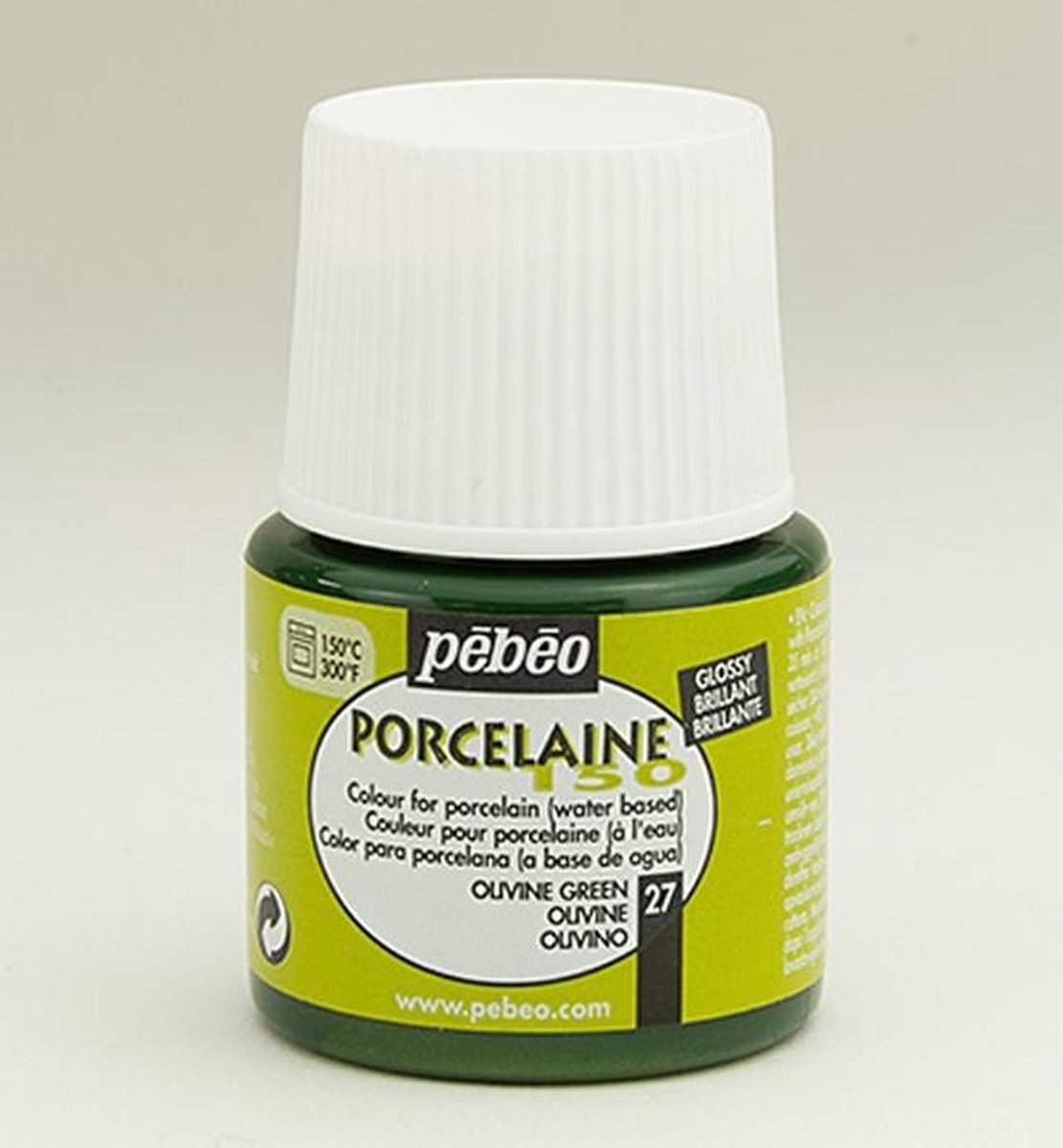 Porseleinverf - 27 Olivine Green - Pebeo - 45ml