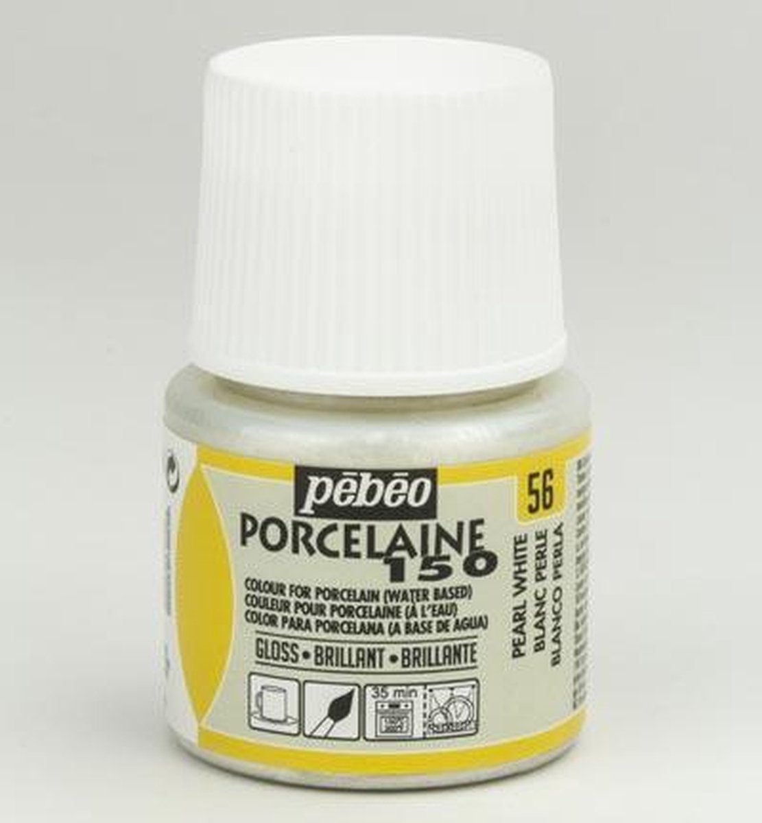 Porseleinverf - 56 Pearl White - Pebeo - 45ml