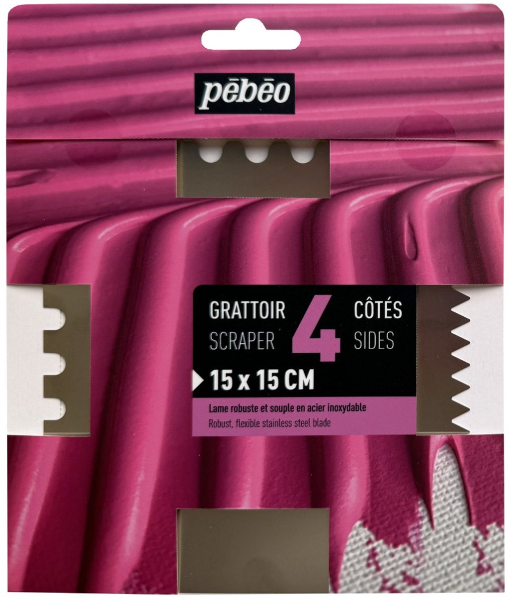 Scraper metaal 15 x 15 cm