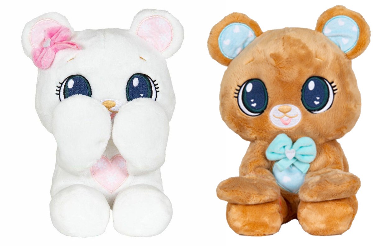 Peekapets beer pluche knuffel 30cm interactief speelgoed.