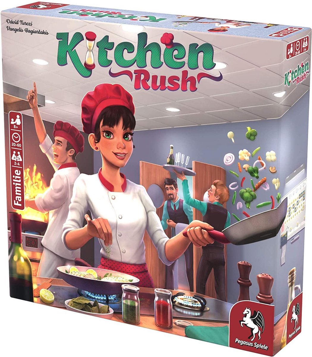 Pegasus - Keukenactie - Gastronomie - Familiebordspel (Duitse versie)
