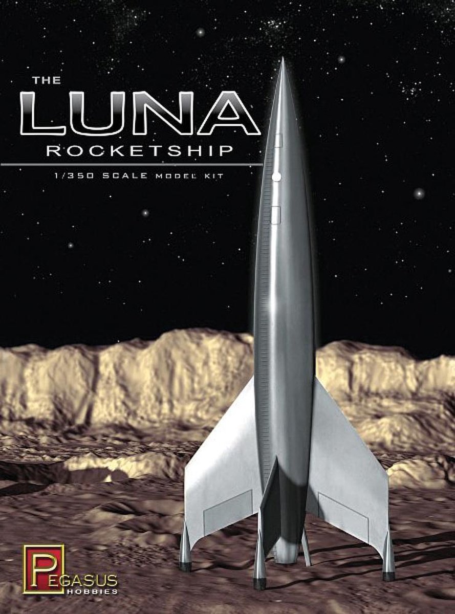 pegasus - 1/350 Luna Rakete - modelbouwsets, hobbybouwspeelgoed voor kinderen, modelverf en accessoires