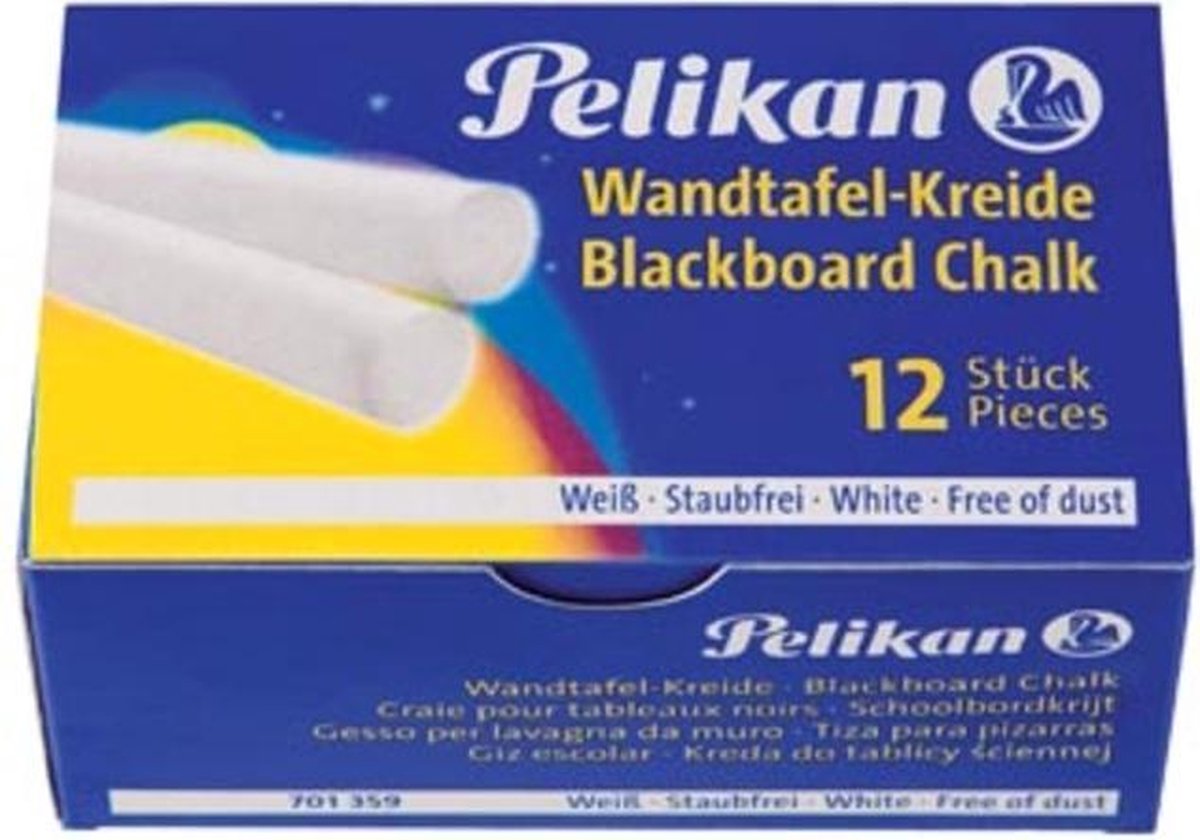 Pelikan BŸro Pelikan Wandtafelkreide 755 wei§ 12 Stk. Schachtel
