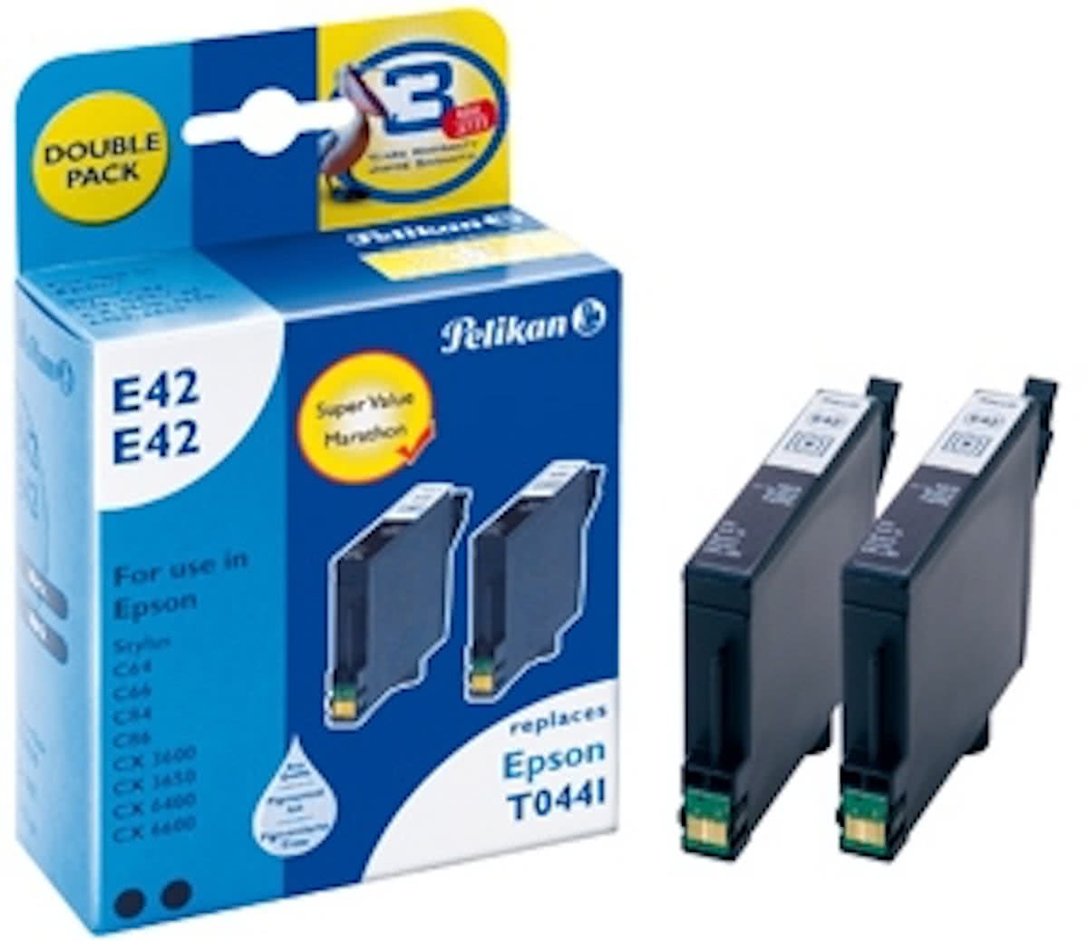 Pelikan E42E42 Zwart inktcartridge