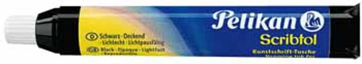 Pelikan Oost-Indische inkt zwart tube van 9 ml