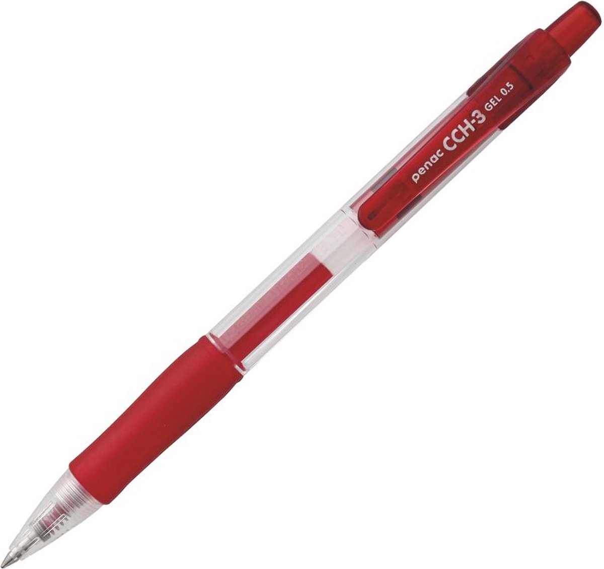Penac CCH-3 - Gel Pen - 0.5mm - Rode Inkt
