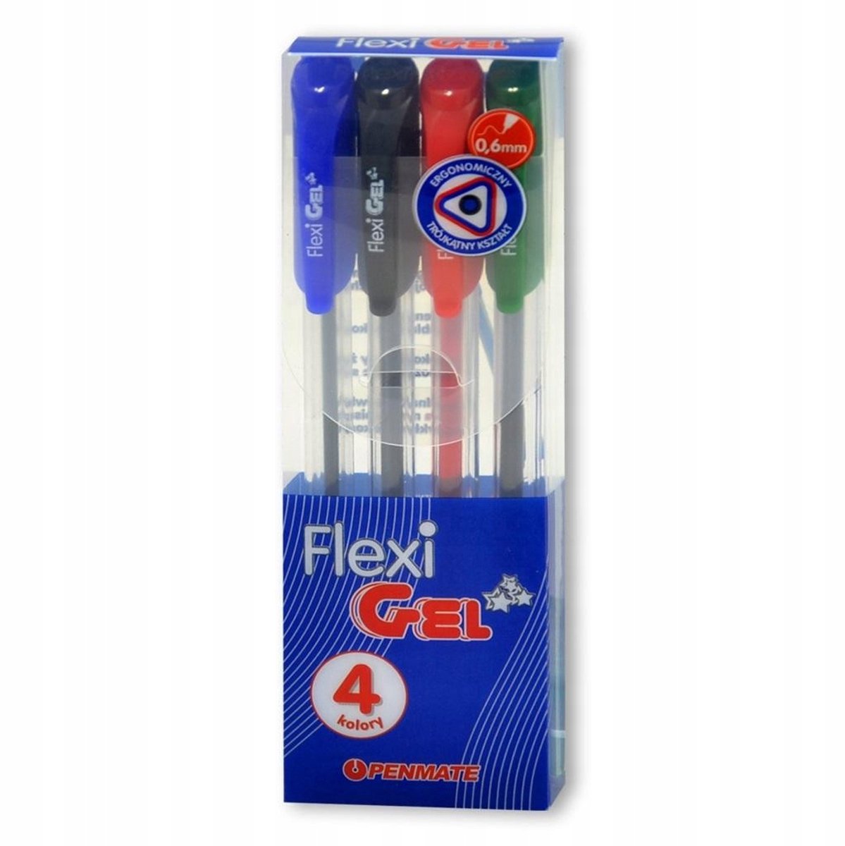 Penmate Gel Pen Set - 4 Kleurrijke Schoolpennen